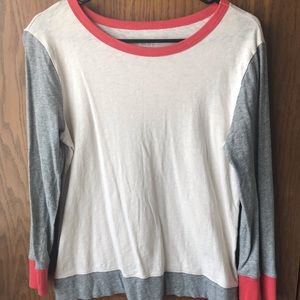 J. Crew color block long sleeve